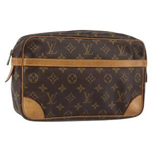 LOUIS VUITTON Monogram Compiegne 28 Clutch Bag